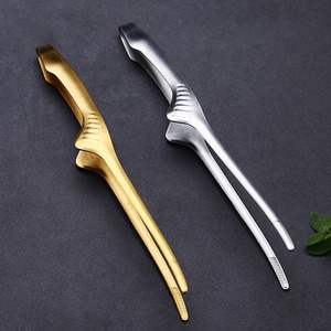 Elegant Stainless Steel Ice Tongs Premium Beverage Serving Accessory Commercial Kitchen <b>Bar</b> <b>Tool</b> - Product Image 5