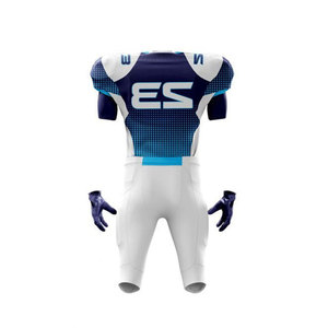Compression American Football Uniform Kits Men's Practice Team Soccer Wear Sublimation Football Jersey Sets Sportswear - Product Image 6