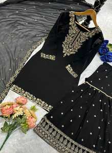 Heavy Embroidered Lehenga Choli Set with <b>Sequins</b> Work Bridal Designer Lehenga with Dupatta Wedding & Party Wear - Product Image 2