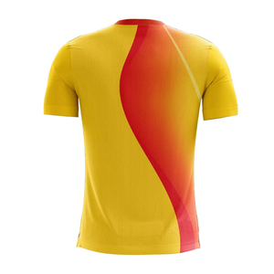 Mesh Soccer Jersey T Shirt Breathable Polyester Short Sleeve Plus Size Sportswear OEM ODM Soccer Jersey - Product Image 4