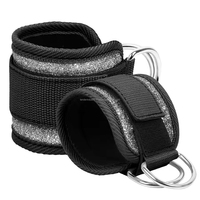 Sangles de cheville en néoprène et nylon scintillant, durables, pour machine à câbles, offrant un soutien complet et une protection intégrale