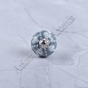 Axiom Home Accents Diseño moderno Perillas de cerámica pintadas a mano Colores vibrantes para gabinetes de dormitorio Cocina Baño Armario Cajón - Product Image 1