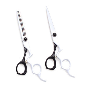 Ciseaux de coiffure professionnels de haute qualité pour la coupe et l'éclaircissement des cheveux, ciseaux de barbier pour salon de beauté - Product Image 1