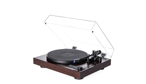 Black LP Vinyl Record Player <b>Retro</b> Turntable Player with External <b>Speakers</b> Stereo Gramophone for Home Audio - Product Image 3