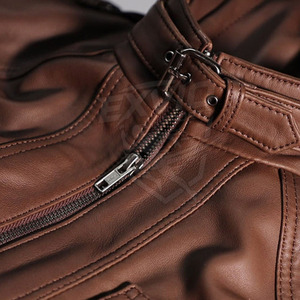 High Quality <b>Shearling</b> Leather <b>Jacket</b> Customized Logo Design Winter <b>Jacket</b> Fashion Clothing <b>Shearling</b> Leather <b>Jacket</b> <b>For</b> <b>Men</b> - Product Image 6