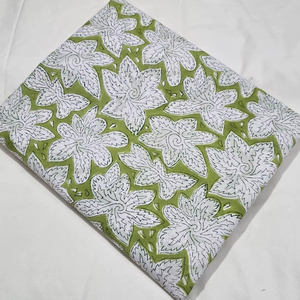 ผ้าควิลท์ทอเนื้อผ้าฝ้ายแท้ 100% น้ำหนักปานกลาง ยี่ห้อ Boh Creation ลายพิมพ์บล็อกด้วยมือ สไตล์โบฮีเมียน เป็นมิตรกับสิ่งแวดล้อม แห้งเร็ว - Product Image 6