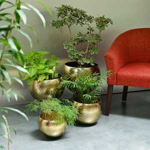 Juego de Soportes Modernos para Macetas con Patrón de Panal y Patas de Trípode, Decoración Interior para el Hogar, Regalo de Inauguración - Product Image 2