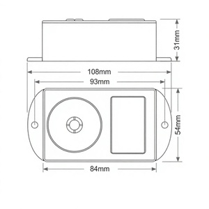 Martillo de Emergencia Visual AVL135 12V AUDI con Luz Estroboscópica LED, Plástico Negro, 1 Año de Garantía - Product Image 2