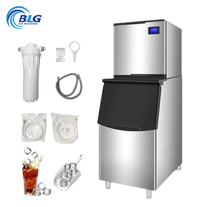BLG เครื่องทำน้ำแข็ง120LB 55กก. สำหรับธุรกิจร้านอาหารเครื่องทำน้ำแข็งก้อนใสขนาด220V - Product Image 1