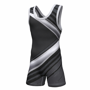 Combinaison de lutte réversible en polyester épais pour homme, personnalisable, imprimée, vêtements de sport, uniforme de lutte en gros - Product Image 2