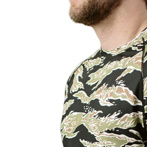 เสื้อฮู้ดตกปลาสำหรับผู้ชาย HUK ปรับแต่งได้ ป้องกันแสงแดด UPF 50+ แห้งเร็ว ระบายอากาศดี แขนยาว มีฮู้ด ผลิตจากโพลีเอสเตอร์/คอตตอน เหมาะสำหรับการล่าสัตว์ - Product Image 5