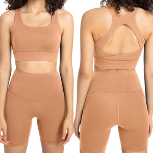 Conjunto de Yoga de Alta Calidad con Servicio Personalizado, Diseño Transpirable, Ropa Deportiva de Secado Rápido, Conjuntos de 2 Piezas para Mujer - Product Image 1