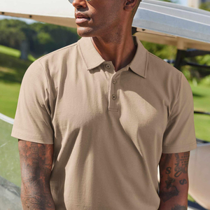 Diseña tus propias camisetas polo que absorben la humedad, de la mejor calidad, ligeras y sostenibles para hombre. - Product Image 4