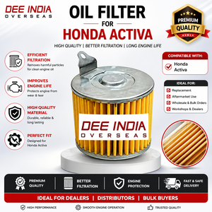 Filtro de Aceite para Motocicleta Activa |   Filtro de Aceite de Motor de Alta Calidad |   Filtro de Aceite para Repuestos de Vehículos de Dos Ruedas - Product Image 3