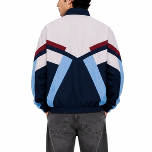 <b>Men</b> <b>Track</b> <b>Jacket</b> Retro Color Block Stylish Comfortable Lightweight Premium Athletic <b>jacket</b> Stylish Color Soft Premium Fabric - Product Image 2