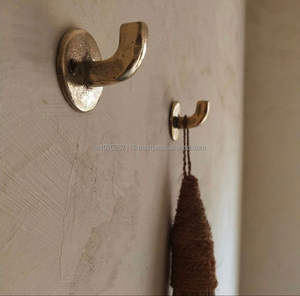 Elegant <b>antique</b> finished <b>brass</b> wall <b>hooks</b> for traditional homes providing decorative function for everyday accessories - Product Image 6