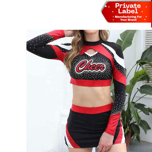 White Label Manufacturing Cheerleading uniform Plain <b>Dress</b> Bulk Tailor-Made Team Apparel Cheerleading uniform <b>Custom</b> - Product Image 1