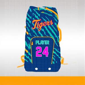 Sac à dos de sport pour baseball, basketball, hockey, football – Sac de sport et de voyage imperméable 30-40L, logo personnalisé, sac de sport robuste pour l'extérieur - Product Image 2