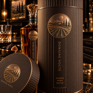 Luxe verpakking voor Custom DOMAINE NOCTE Reserve Spirit fles, cilindervormig - Product Image 3