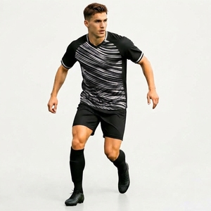 Vente en gros – Maillot de football/soccer extérieur pour homme, saison 2026/27, en polyester respirant, écologique, design personnalisé - Product Image 2