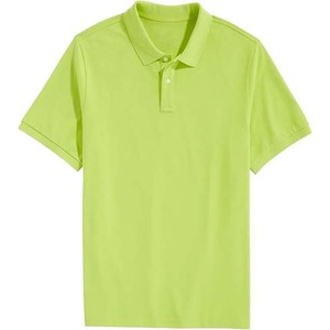 Camisas de Algodón para Hombre, Tallas Grandes, Personalizadas, Cuello Alto, Manga Corta, Transpirables, Jersey Sólido, Color Verde, Servicio OEM - Product Image 4