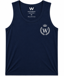 Premium Quality 3D Embroidered Tank Top Custom 100% Cotton Polyester Quick Dry Fabric Workout Gym Apparel Men Women - Product Image 5