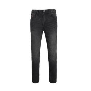 Jeans de Mezclilla para Hombre, Corte Regular, Cintura Alta, Pierna Recta, Color Sólido, 100% Algodón, Ecológicos, Transpirables, de Secado Rápido, Elásticos, Casuales - Product Image 2