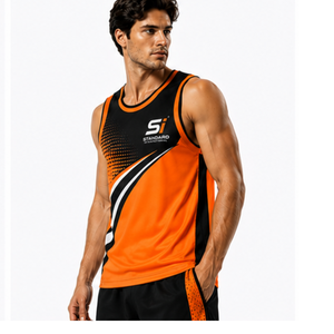 Standard International Unisex Sleeveless Basketball Jersey Heat-Transfer Printing Breathable Four-Way Stretch Eco-Friendly - Product Image 3