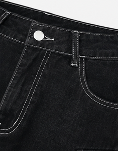Pantalones Cortos Cargo Marrones para Hombre, Cintura Media, con Cordón, de Lona de Algodón, Estilo Casual, Largo Bermuda, con Bolsillos - Product Image 2