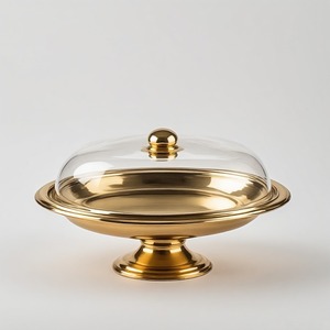 Cúpula para Pastel con Acabado de Cristal de Lujo, Diseñada para una Exhibición Elegante, con Construcción Duradera y Atractivo Atemporal - Product Image 1