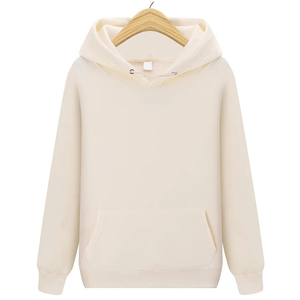 Sweat-shirt à capuche unisexe noir, coupe classique, en coton French Terry, pull décontracté avec poche, pour l'automne - Product Image 6