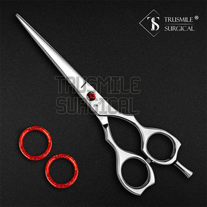 Ciseaux de coiffeur professionnels en acier inoxydable de 7 pouces de haute qualité, ciseaux de salon multicolores, tranchants - Product Image 2