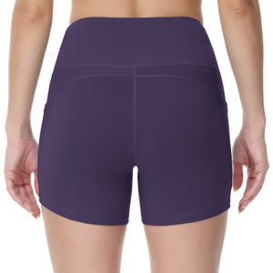Pantalones cortos de yoga con spandex flexible para mujer - Product Image 6