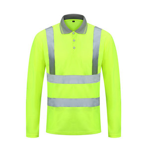 Camiseta Polo de Seguridad para Hombre, Ligera, Transpirable, de Alta Visibilidad, Ropa de Trabajo, Protección, Construcción, Trabajos Industriales al Aire Libre - Product Image 4