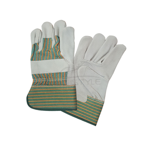 Guantes de Trabajo de Cuero Vacuno al por Mayor, Resistentes y de Alta Resistencia, Guantes de Protección para Manos, Talla Grande, Guantes de Seguridad para Almacenes - Product Image 3