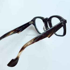 Lunettes de soleil en corne de buffle, lunettes en corne naturelle, fabrication artisanale, épaisses, mates, écologiques, luxe, modernes, de haute qualité - Product Image 5