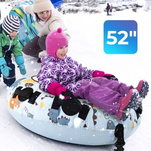 Slitta Gonfiabile Resistente al Freddo e Robusta da 52 Pollici, Slitte e Tubi da Neve Durevoli - Product Image 2