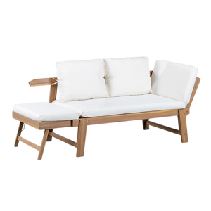 ม้านั่งไม้สมัยใหม่ ทนทาน ปรับได้ นั่งสบาย สำหรับลานบ้าน ยี่ห้อ Minh Phuoc Furniture เวียดนาม เหมาะสำหรับห้องนั่งเล่น สระว่ายน้ำ สวน ใช้งานง่าย - Product Image 3