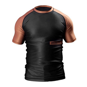 Maillot de compression MMA pour hommes, Rash Guard BJJ, logo personnalisé, fabricant OEM - Product Image 4