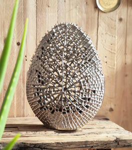 High Quality Eco-Friendly Silver Hand Carved Industrial Design Flower Plant <b>Pot</b> Home Garden Hammered Detail Floor All-Season - Product Image 5