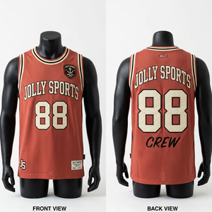 Maillot de basketball pour homme en maille polyester douce 150 GSM, panneaux latéraux avec logo en twill, t-shirt 100 % coton pour homme, coupe ample, imprimé. - Product Image 4