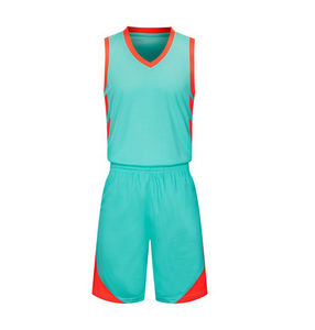 Tenue de basketball unisexe noire imprimée, séchage rapide, respirante, anti-plis, en polyester, certifiée BSCI - Product Image 2