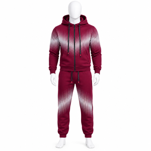Venta al por mayor de conjunto de chándal con capucha de alta calidad 2026, personalizado con logo impreso, resistente a la decoloración solar, estilo urbano, en oferta. - Product Image 3