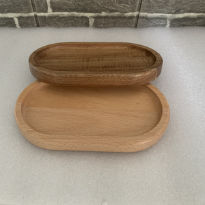 จานผลไม้รูปวงรีทำจากไม้บีชอะคาเซียรักษ์โลกสำหรับงานปาร์ตี้ - Product Image 3