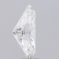 Diamante Cultivado en Laboratorio de Corte Excelente, 3 CT, VS2, Color E, Ovalado Alargado, Certificado IGI, HPHT CVD, Diamante Suelto para Anillo de Compromiso