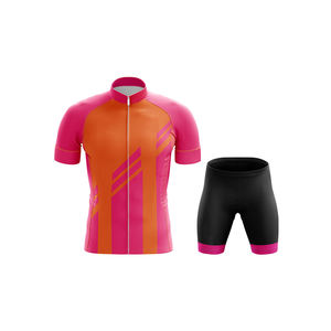 Tenue de cyclisme 100 % polyester pour homme, pour entraînement et course, ensemble de vêtements de cyclisme légers - Product Image 6