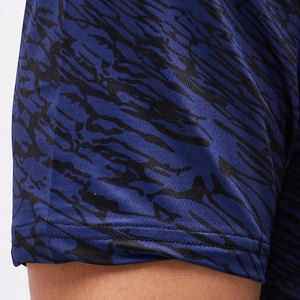 Polo Premium Azul Marino Melange - Camiseta Deportiva Transpirable - Fabricante de Ropa Personalizada Directo de Fábrica Sialkot - Product Image 6