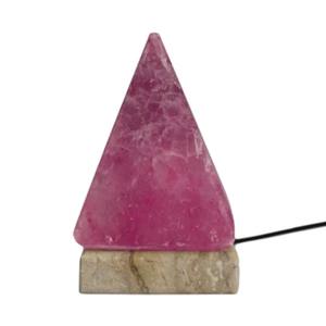 Meilleure mini lampe de sel bleue en forme de pyramide, sculptée, écologique, avec emballage personnalisé, artisanat naturel, Sian Enterprises - Product Image 2