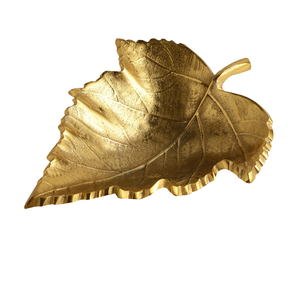 Plato/Bandeja de Latón Puro 100% con Forma de Hoja de Plátano para Fiestas, Organizador de Mesa, Artesanía, Plato para Servir a un Precio Accesible - Product Image 6