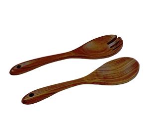 Juego de Servidores de Ensalada de Acacia de Lujo, Ecológico, Apto para Lavavajillas, Utensilios para Ensalada, Cocina, Hecho en India - Product Image 1
